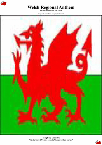 Welsh Regional Anthem for Symphony Orchestra (Commonwealth Games Anthem Series) image number null
