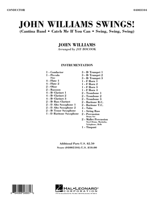 Book cover for John Williams Swings! - Full Score