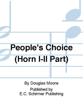 People's Choice (Horn I-II Part)