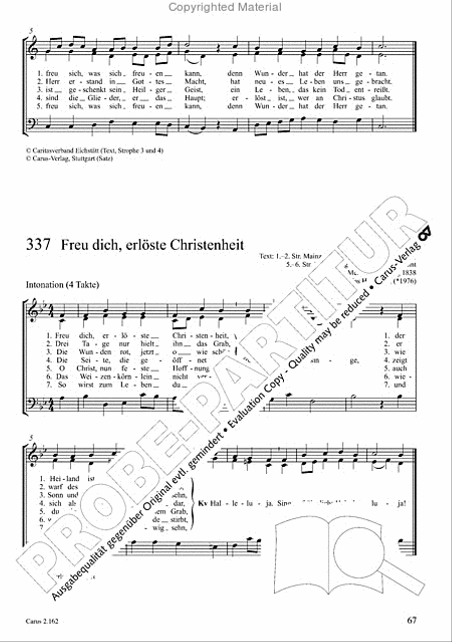 Chorbuch Gotteslob SAM 3-Part scores gallery preview page 68