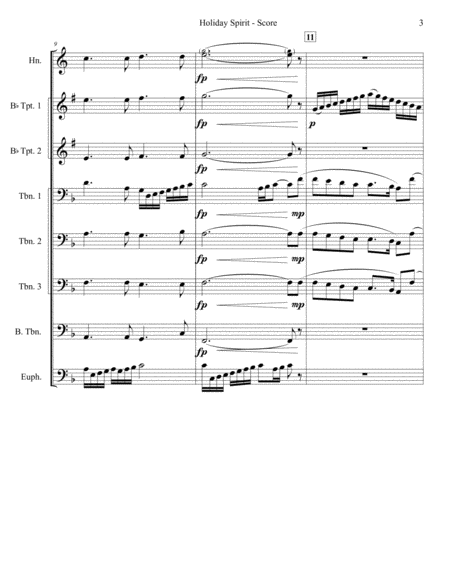 Holiday Spirit (score and parts) image number null