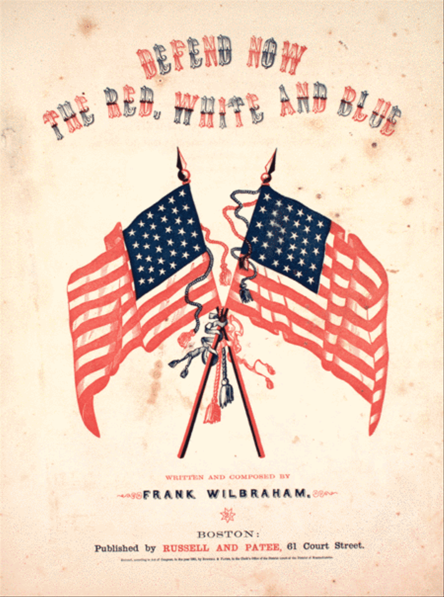 Defend Now the Red, White and Blue Voice scores gallery preview page 1