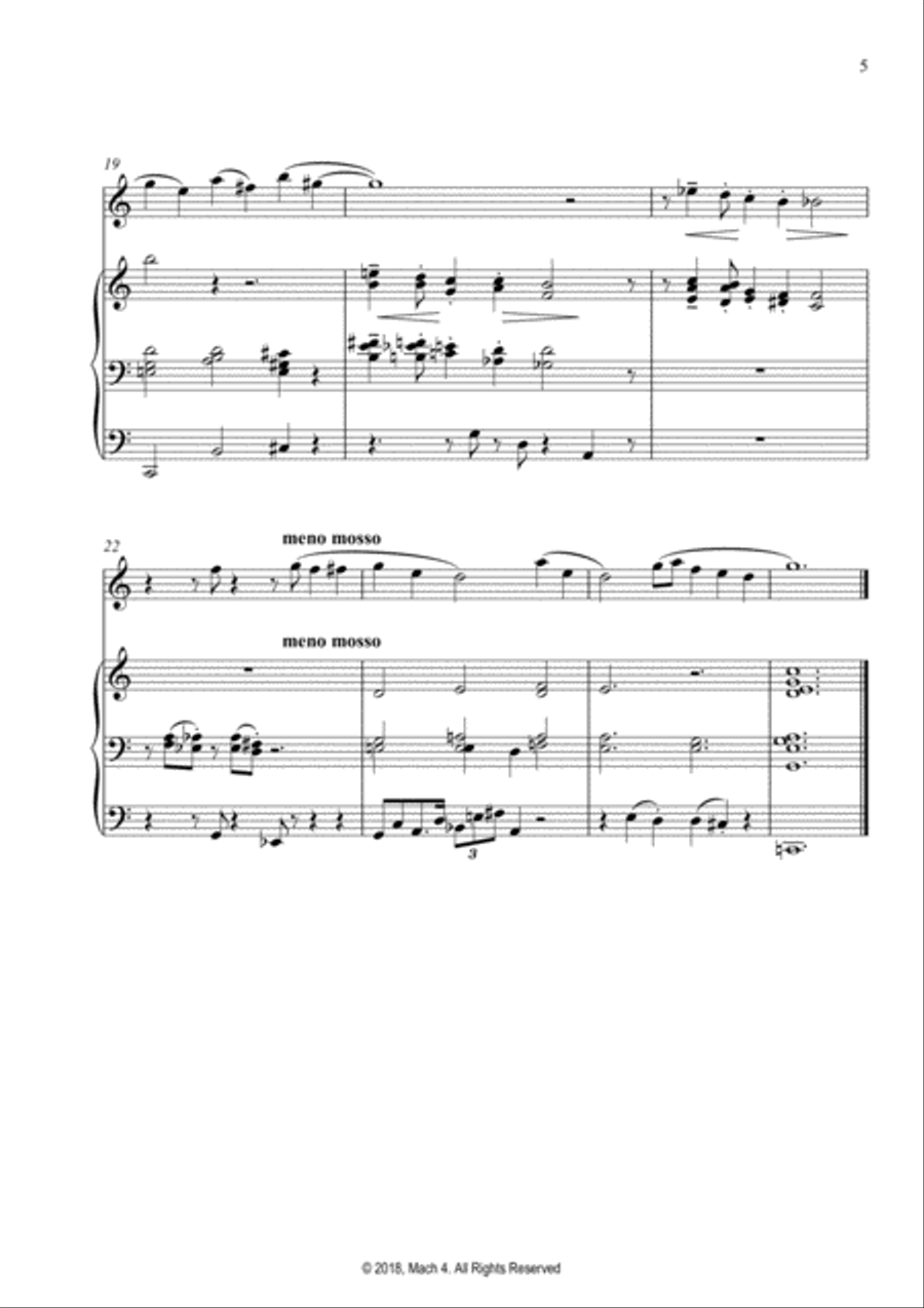 Trois Vignettes Woodwind Duet scores gallery preview page 5
