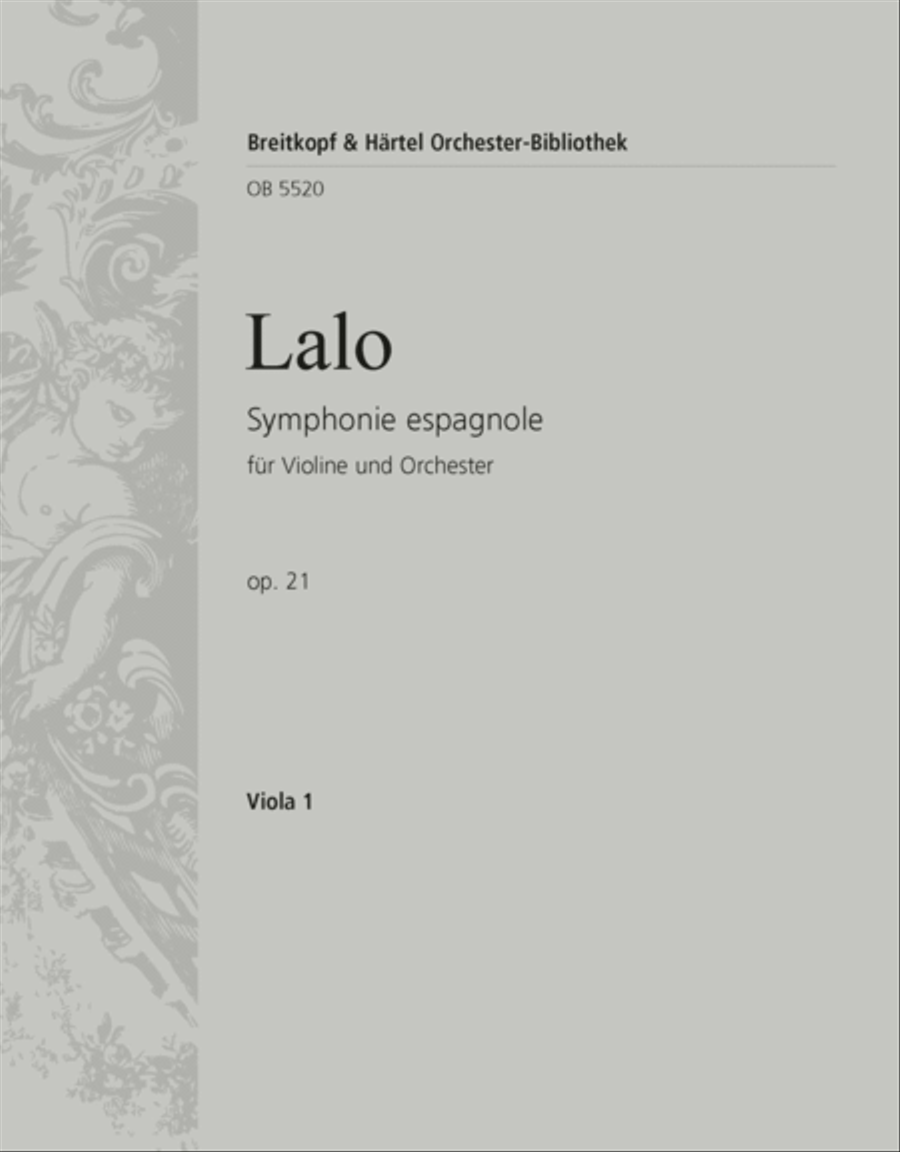 Symphonie espagnole Op. 21 Orchestra scores gallery preview page 1