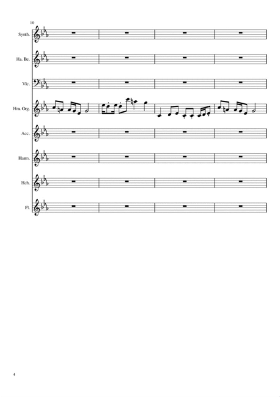 BarunSadMusicForFilm Small Ensemble scores gallery preview page 4
