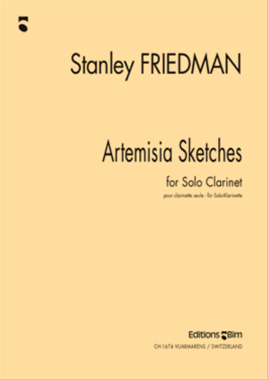 Artemisia Sketches Artemisia Sketches Clarinet Solo scores gallery preview page 1