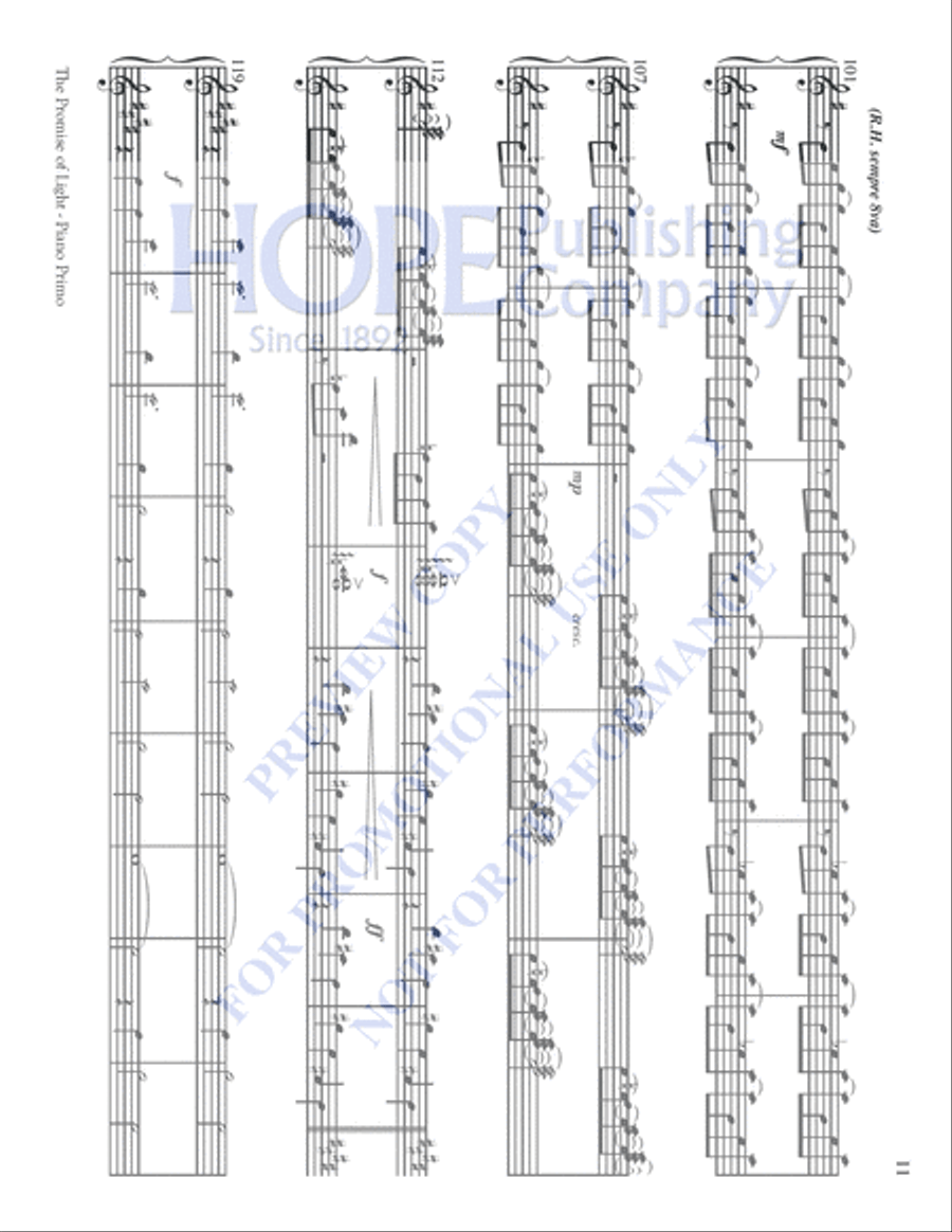 The Promise of Light The Promise of Light Choir scores gallery preview page 12
