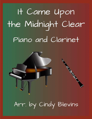 Book cover for It Came Upon the Midnight Clear, for Piano and Clarinet