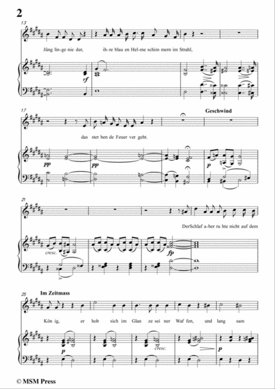 Schubert-Loda’s Gespenst,in g sharp minor,D.150,for Voice and Piano Voice Solo scores gallery preview page 4