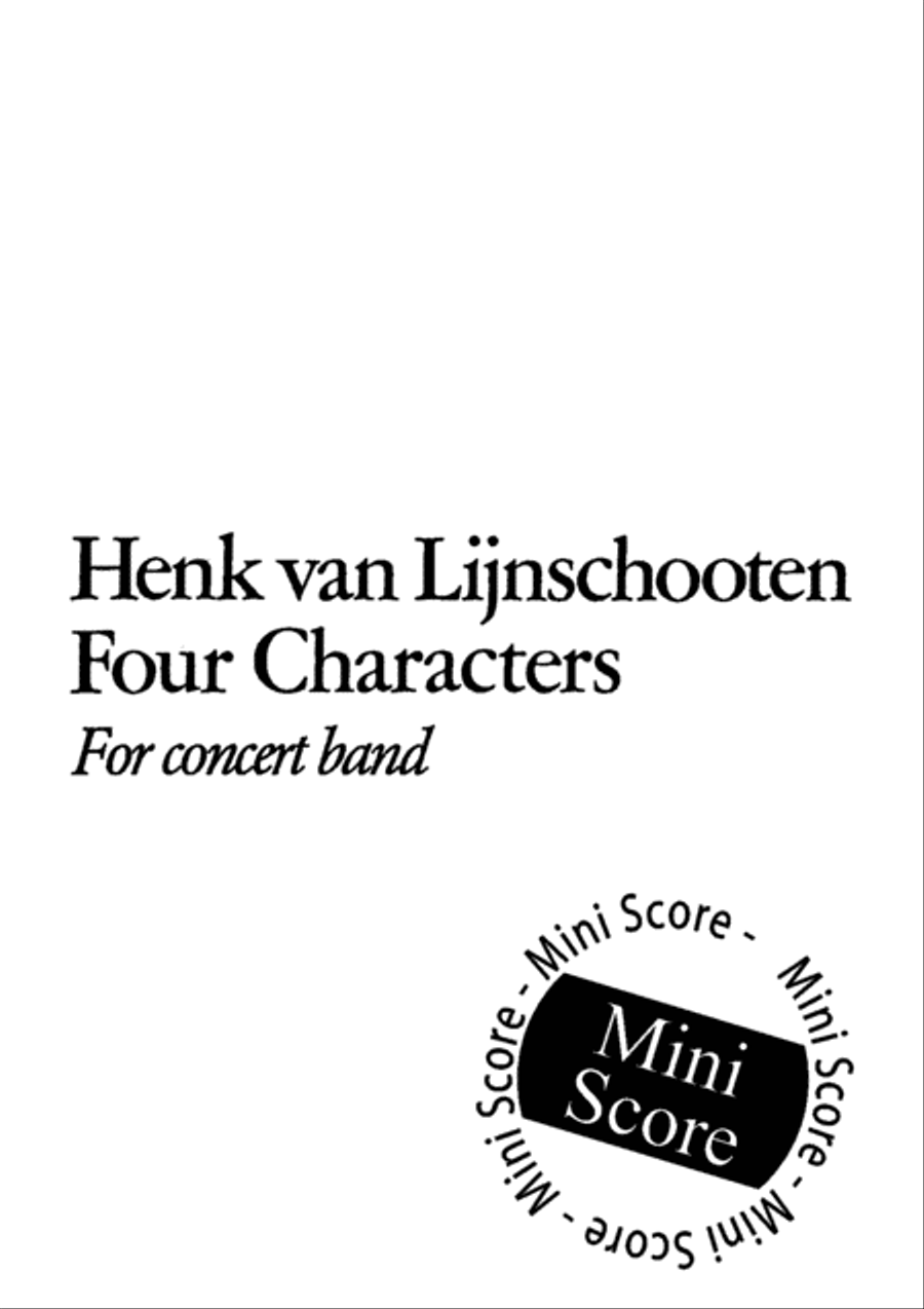 Four Characters Four Characters Concert Band scores gallery preview page 3