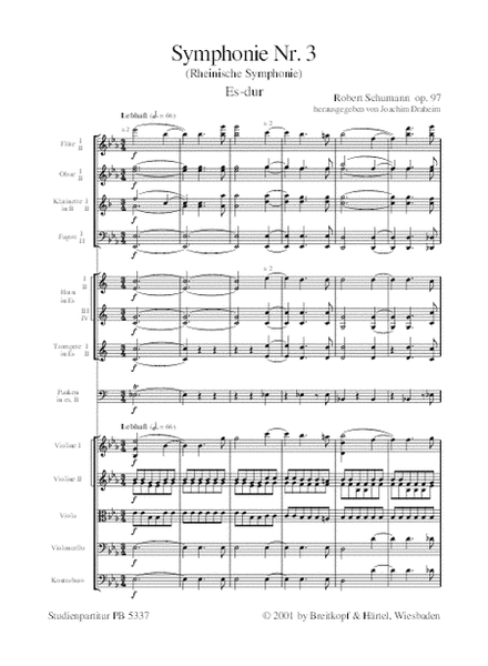 Symphony No. 3 in E flat major Op. 97
