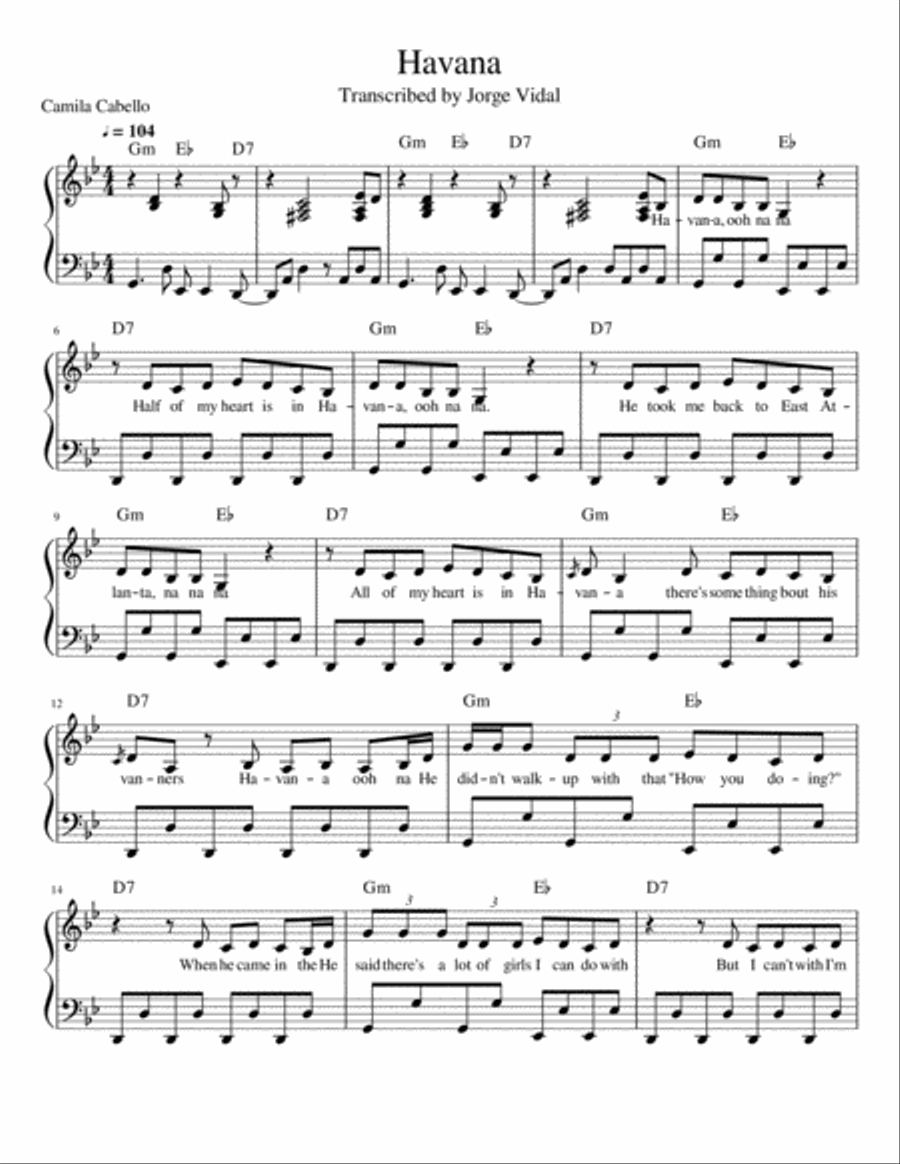 Try Try Piano Solo scores gallery preview page 1