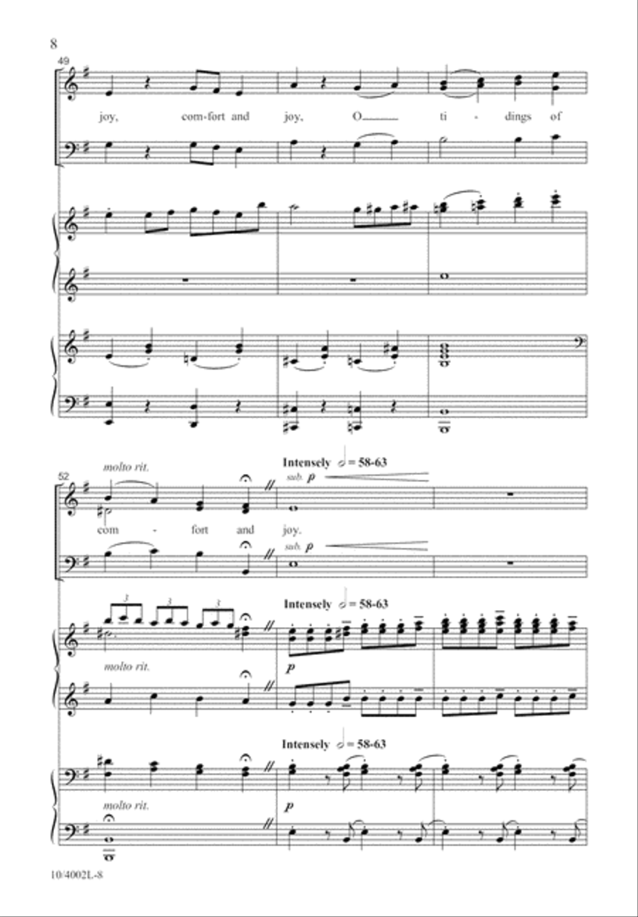 God Rest You Merry, Gentlemen 3-Part scores gallery preview page 9