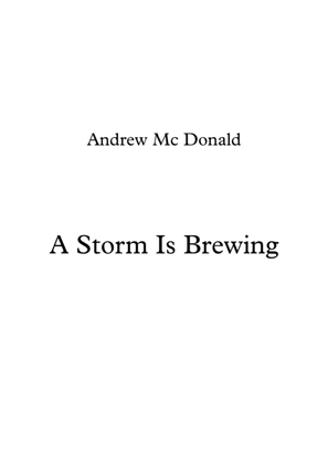 A Storm Is Brewing Piano Score