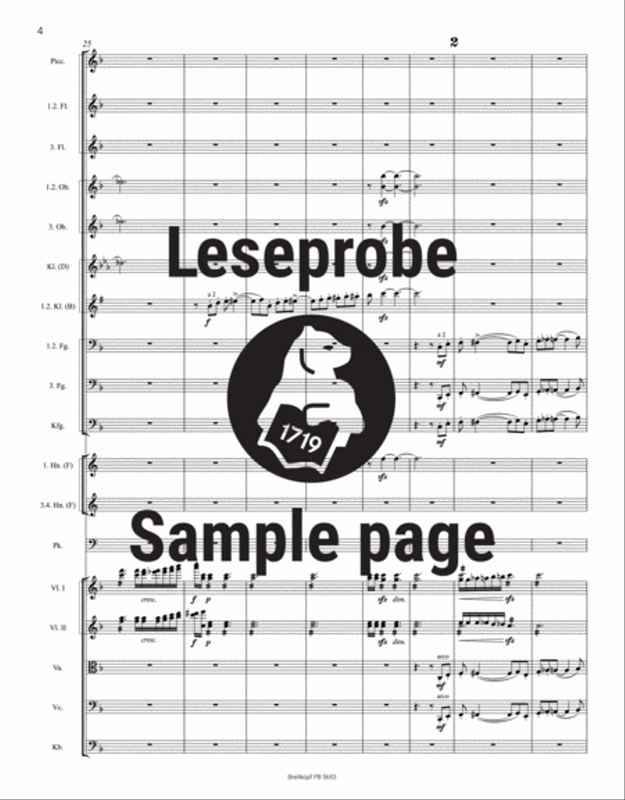 Till Eulenspiegel’s Merry Pranks Op. 28 TrV 171 Orchestra scores gallery preview page 5