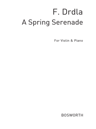 Book cover for Spring Serenade Op.37 No.2
