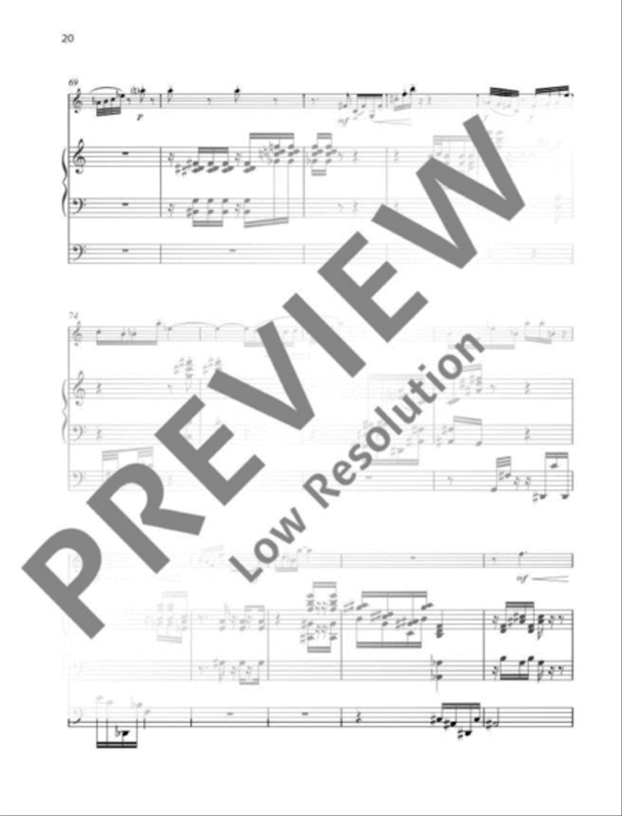 L'Ebauche d'un souffle Trumpet scores gallery preview page 21