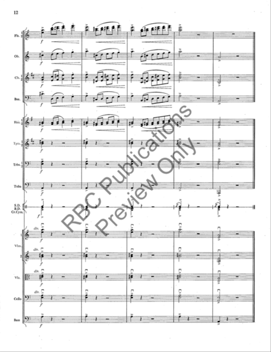 Kabalevsky Suite Full Orchestra scores gallery preview page 13