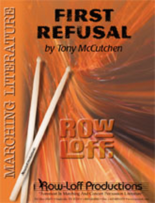 Book cover for First Refusal w/Tutor Tracks