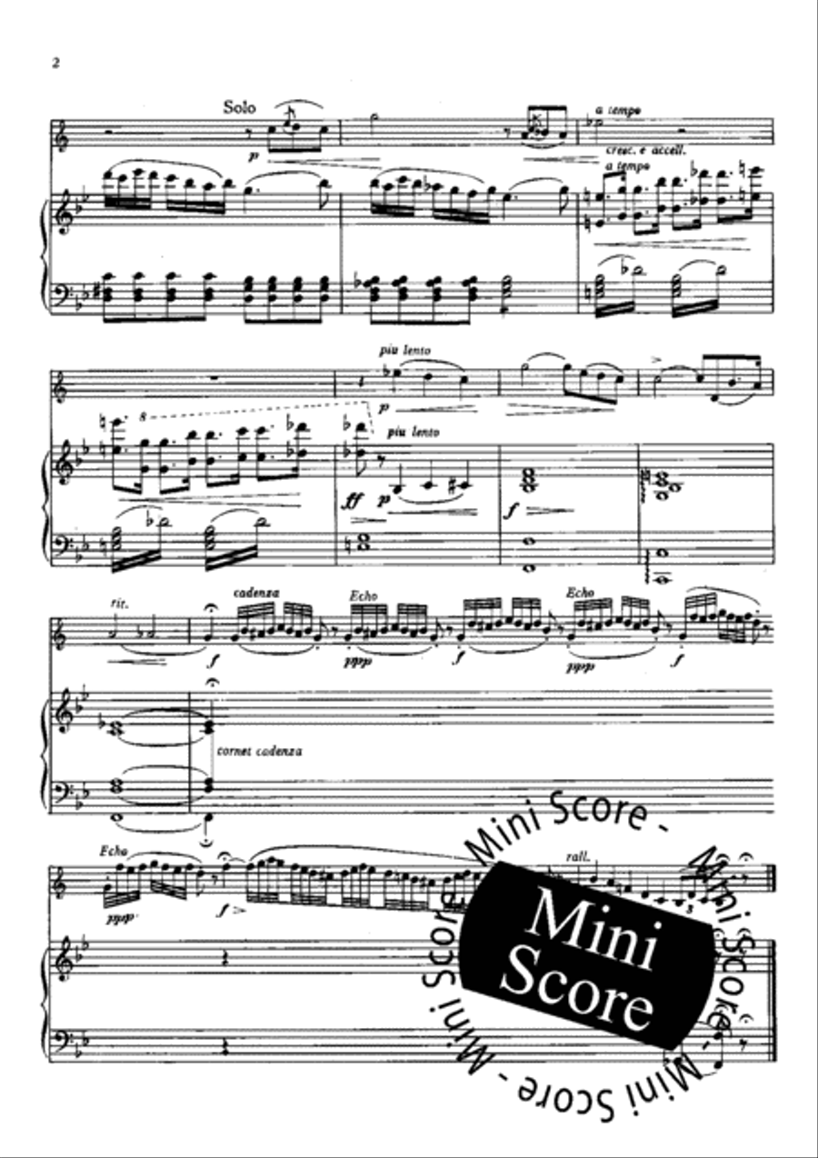 The Dream of Love Trumpet scores gallery preview page 5