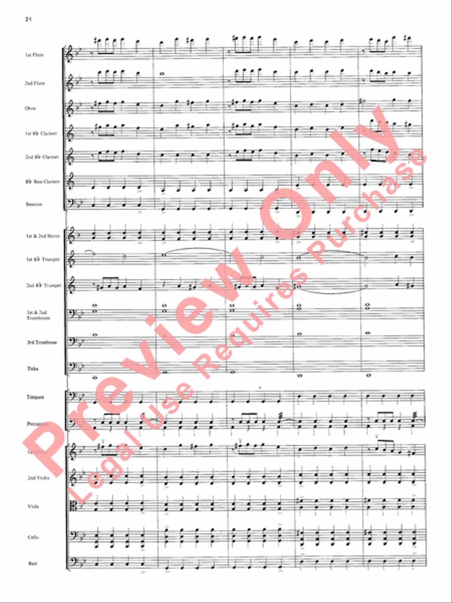 Two South American Tangos Full Orchestra scores gallery preview page 23