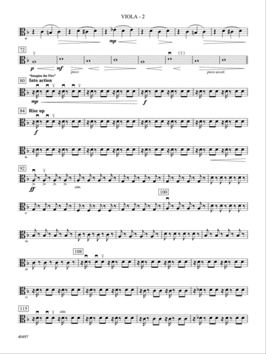 Batman: The Dark Knight Rises: Viola Full Orchestra scores gallery preview page 2