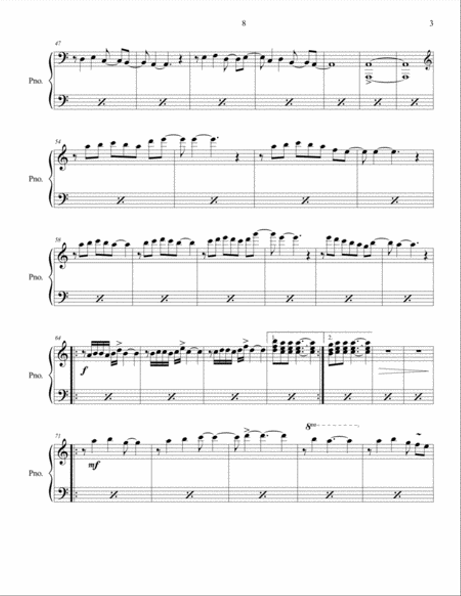 8, In Memoriam: Thanos Mikroutsikos Piano Solo scores gallery preview page 3