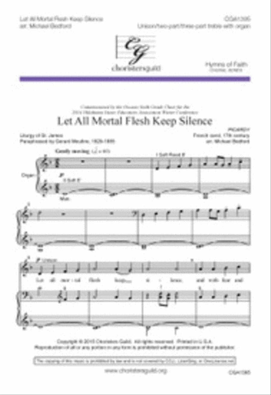 Let All Mortal Flesh Keep Silence SSA scores gallery preview page 1