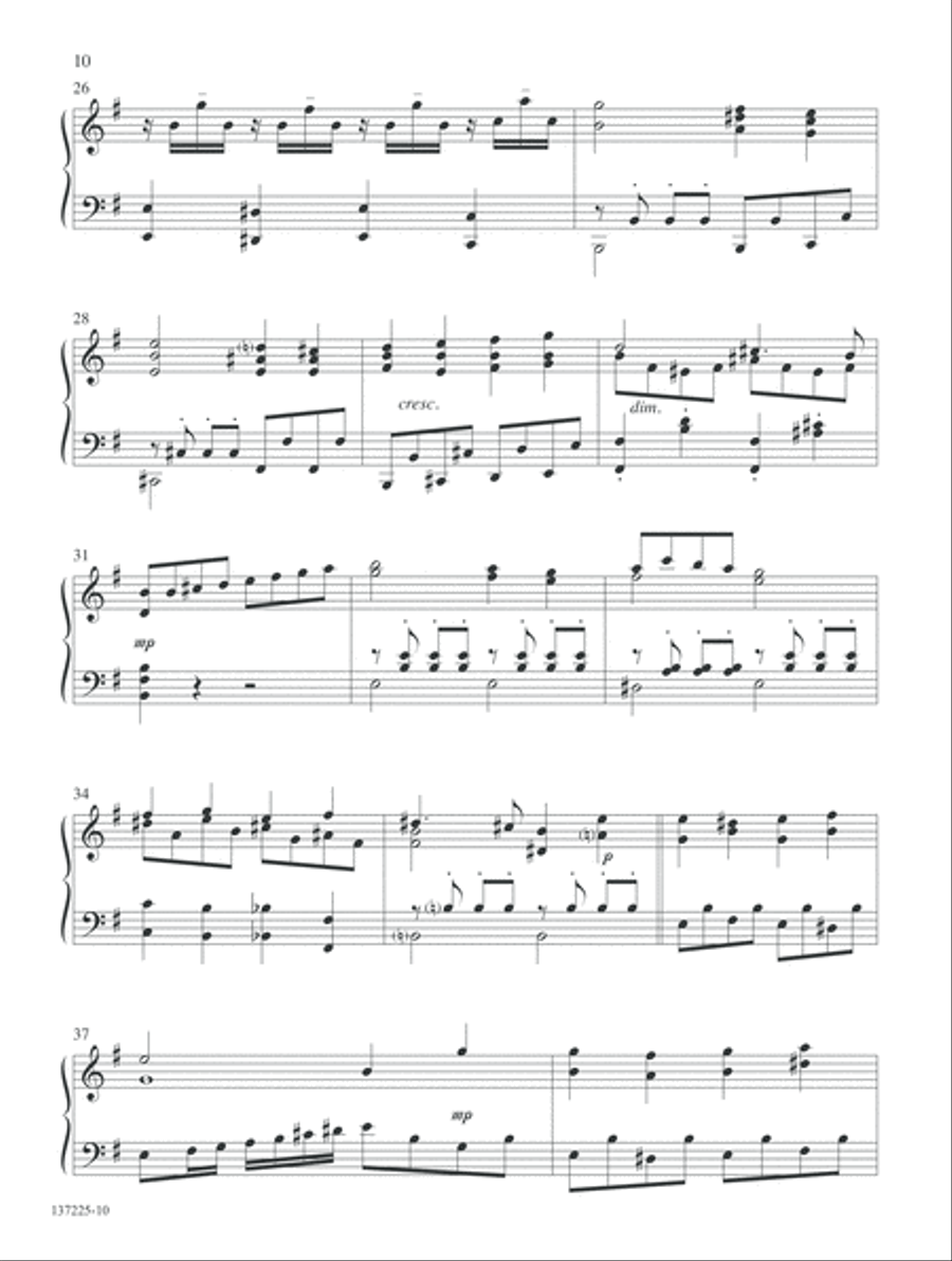 Born the King of Angels Piano Solo scores gallery preview page 9