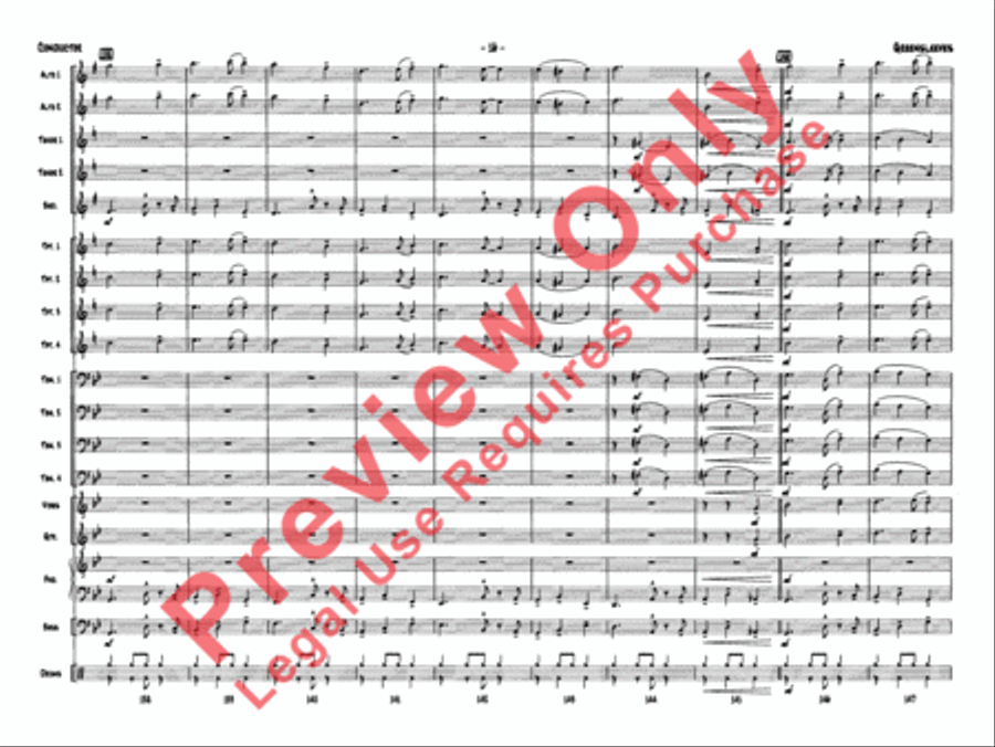 Greensleeves Jazz Ensemble scores gallery preview page 19
