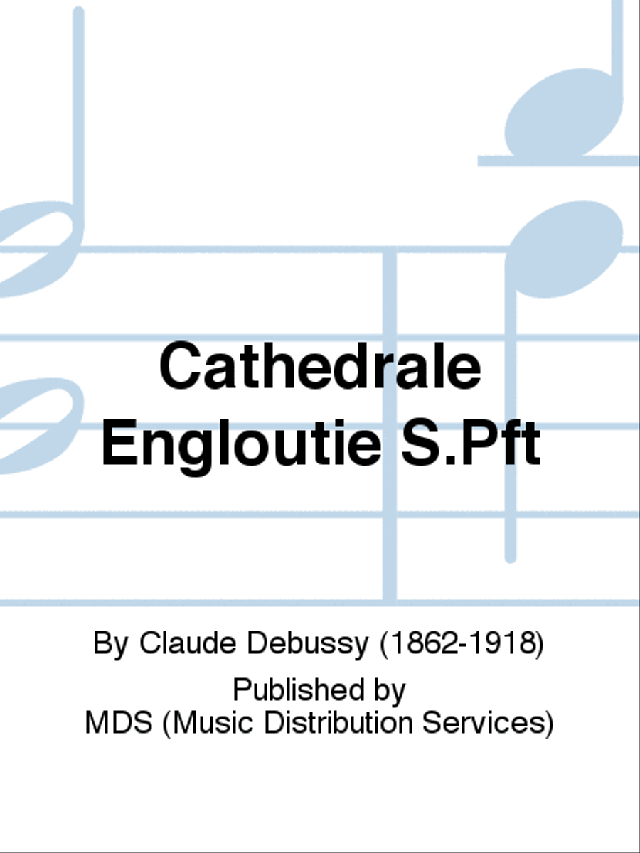 CATHEDRALE ENGLOUTIE S.Pft Piano Solo scores gallery preview page 1