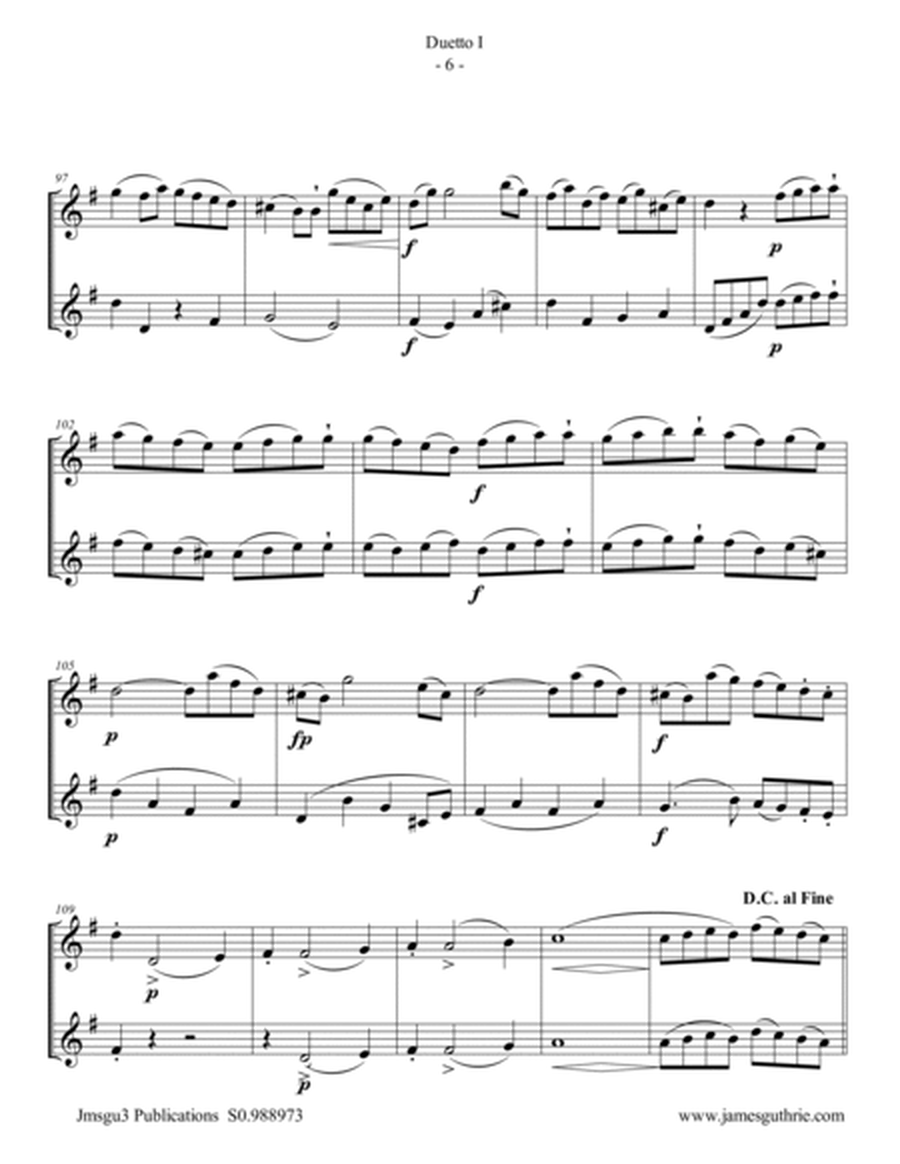 Stamitz: Duet Op. 27 No. 1 for Tenor Sax Duo image number null