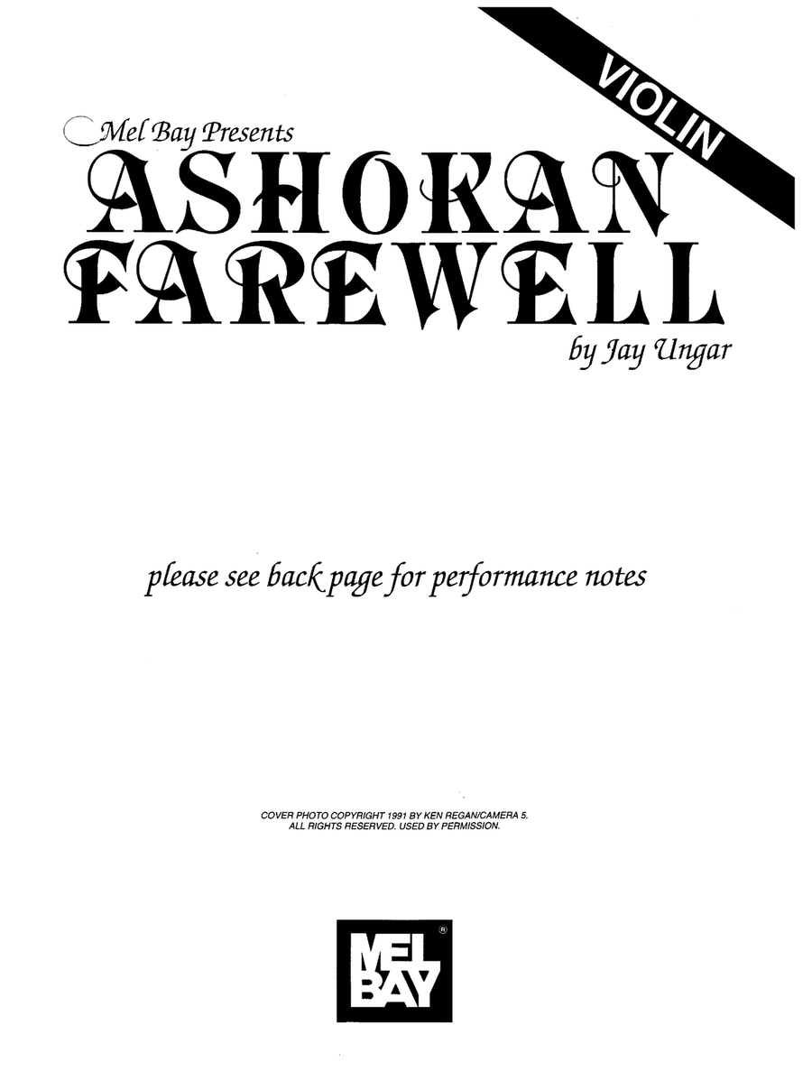 Ashokan Farewell