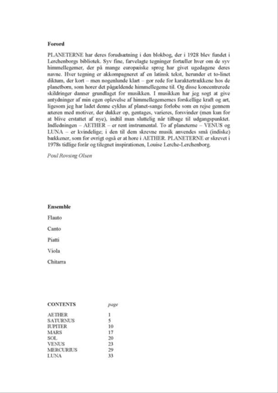 Planeterne Op.80 Flute scores gallery preview page 3