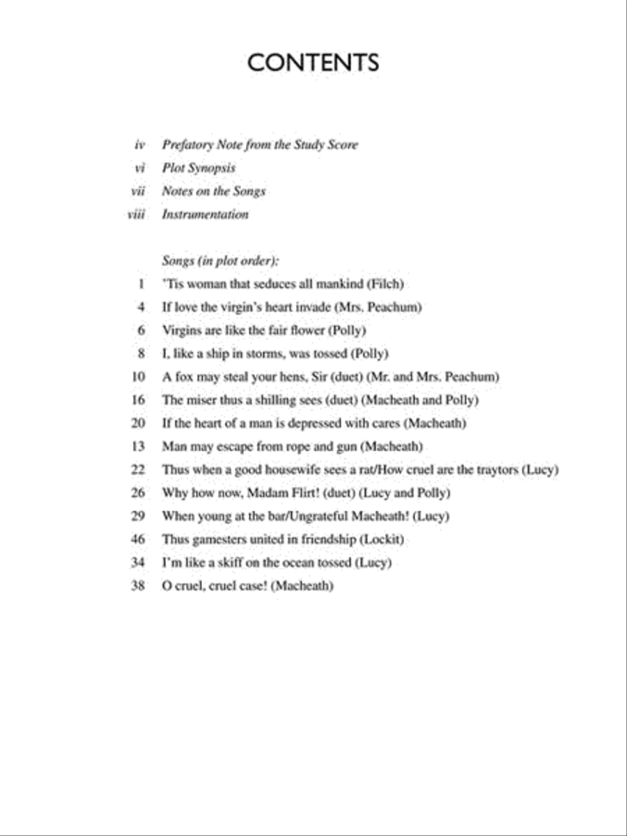 Britten: Selections from The Beggar's Opera Voice scores gallery preview page 4