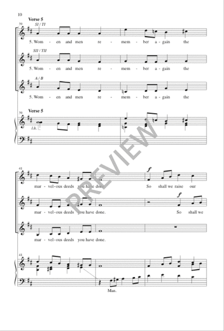 O Let All That Has Life SSA scores gallery preview page 11