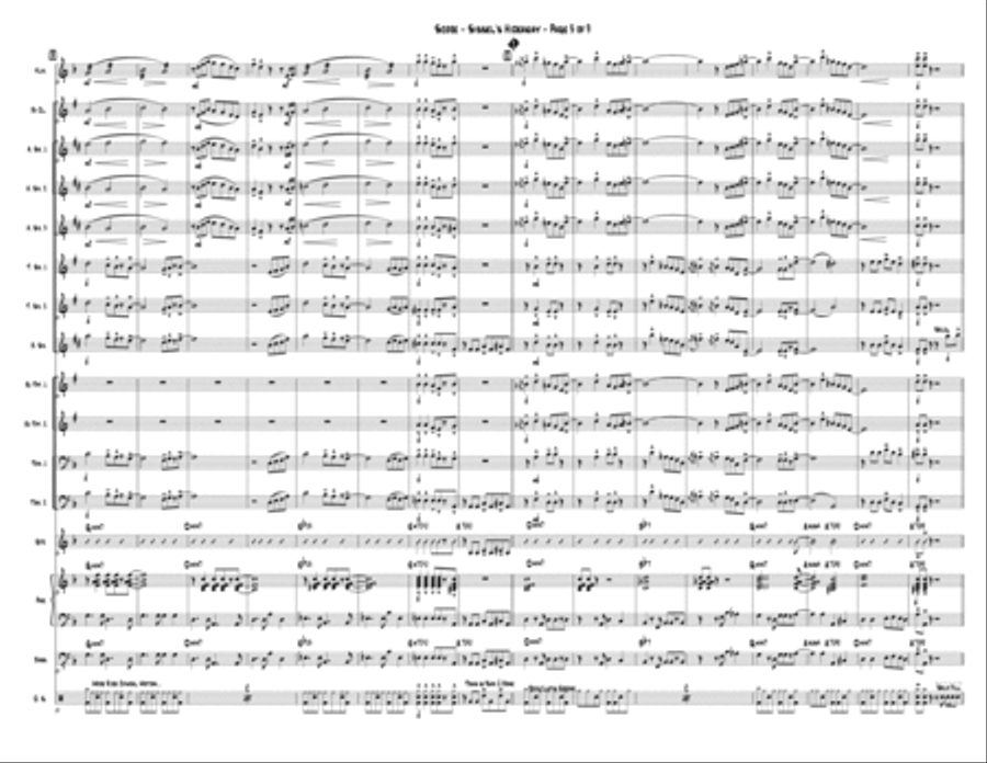 Sissel's Hideaway Large Ensemble scores gallery preview page 3