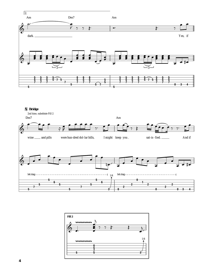 If Heartaches Were Nickels Acoustic Guitar scores gallery preview page 4