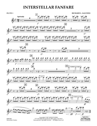 Interstellar Fanfare - Flute 1