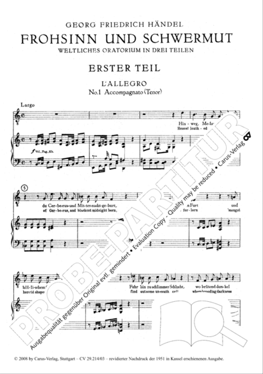 L'Allegro, il Pensieroso ed il Moderato TB scores gallery preview page 6