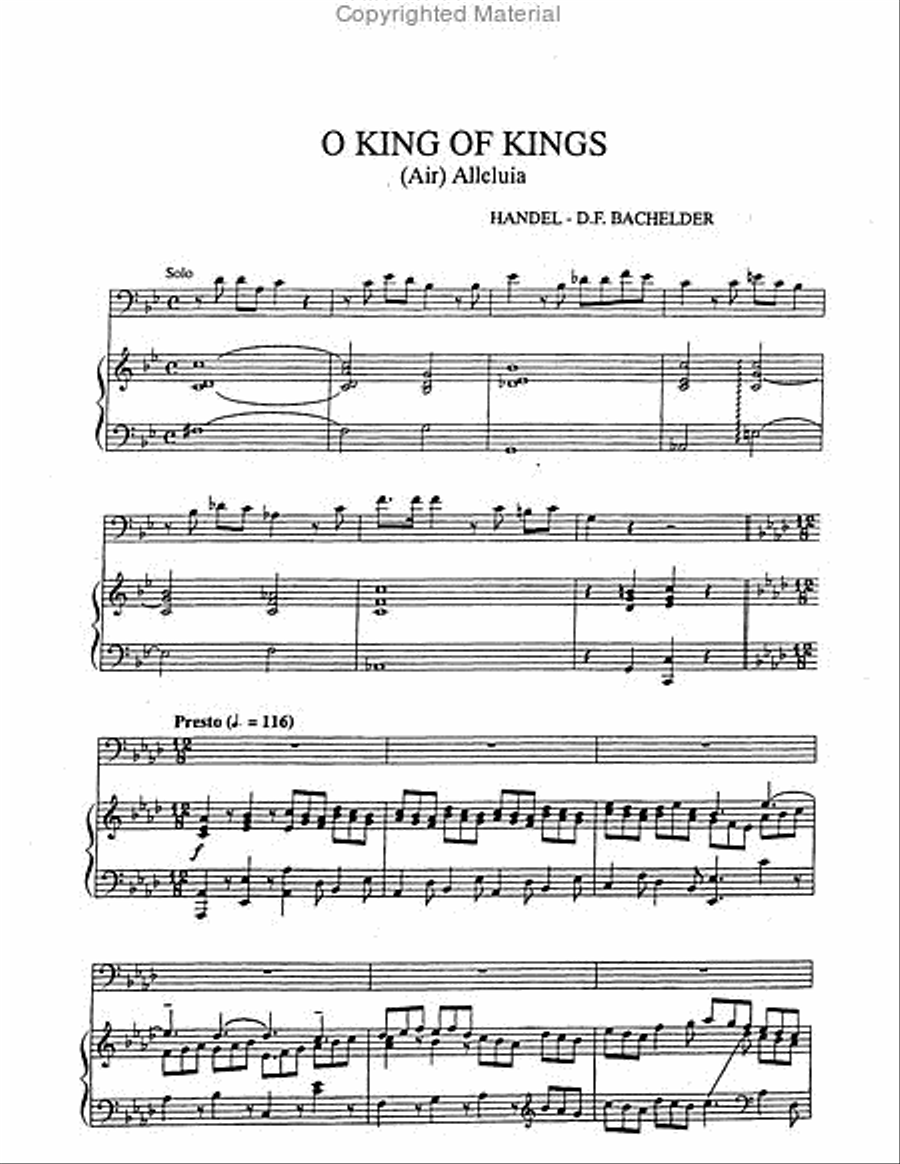 O King of Kings O King of Kings Euphonium scores gallery preview page 2