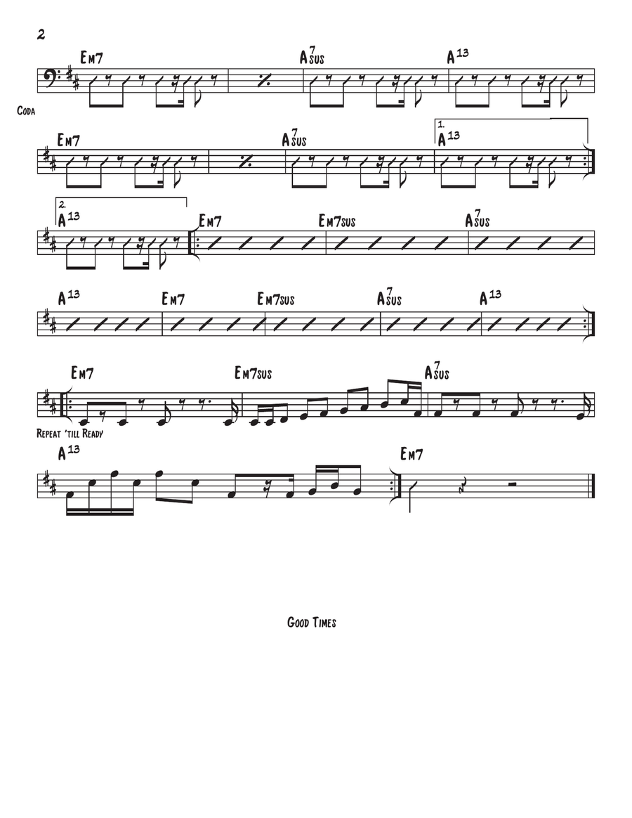 Good Times Piano, Vocal scores gallery preview page 2