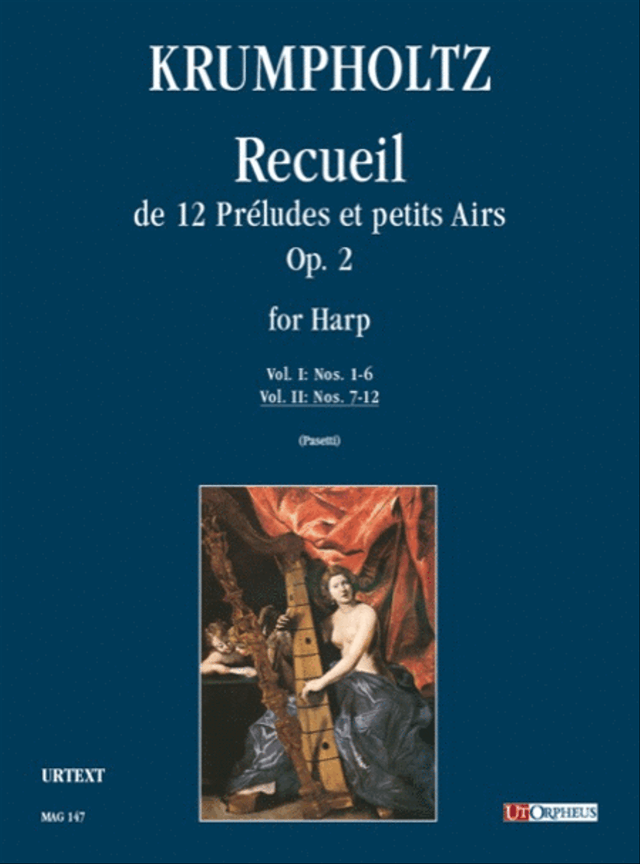 Recueil de 12 Préludes et petits Airs Op. 2 for Harp - Vol. II: Nos. 7-12 Harp scores gallery preview page 1