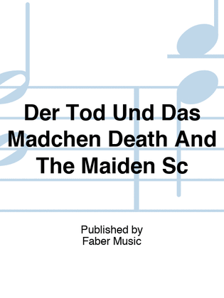 Death And The Maiden So Full Score Arr Mahler
