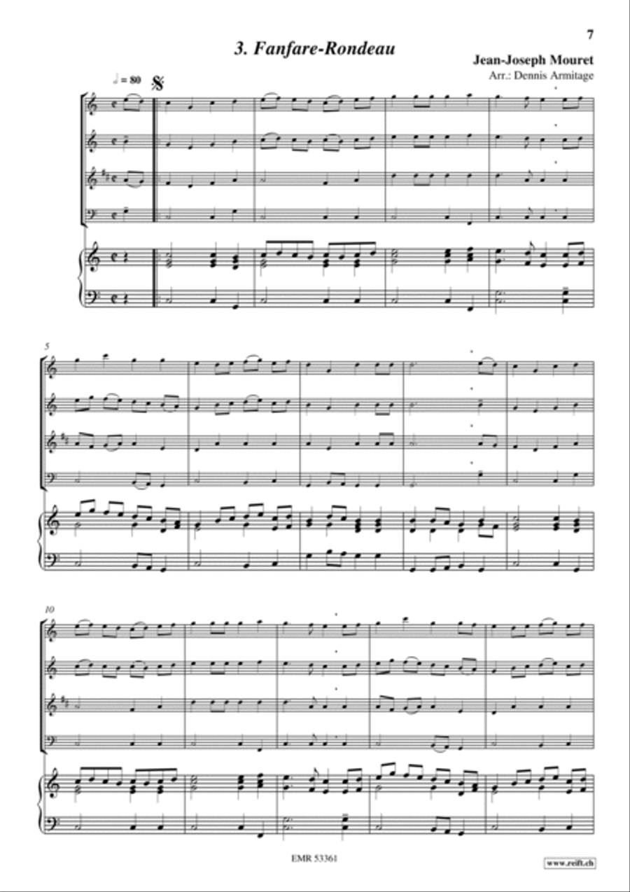 3 Quartets Volume 2 Woodwind Quartet scores gallery preview page 6