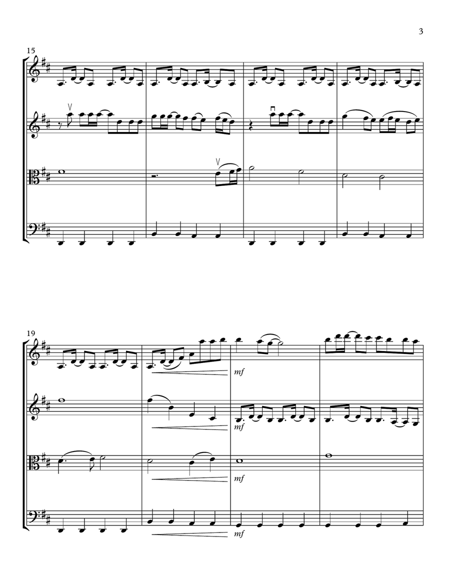 The Painter String Quartet scores gallery preview page 3