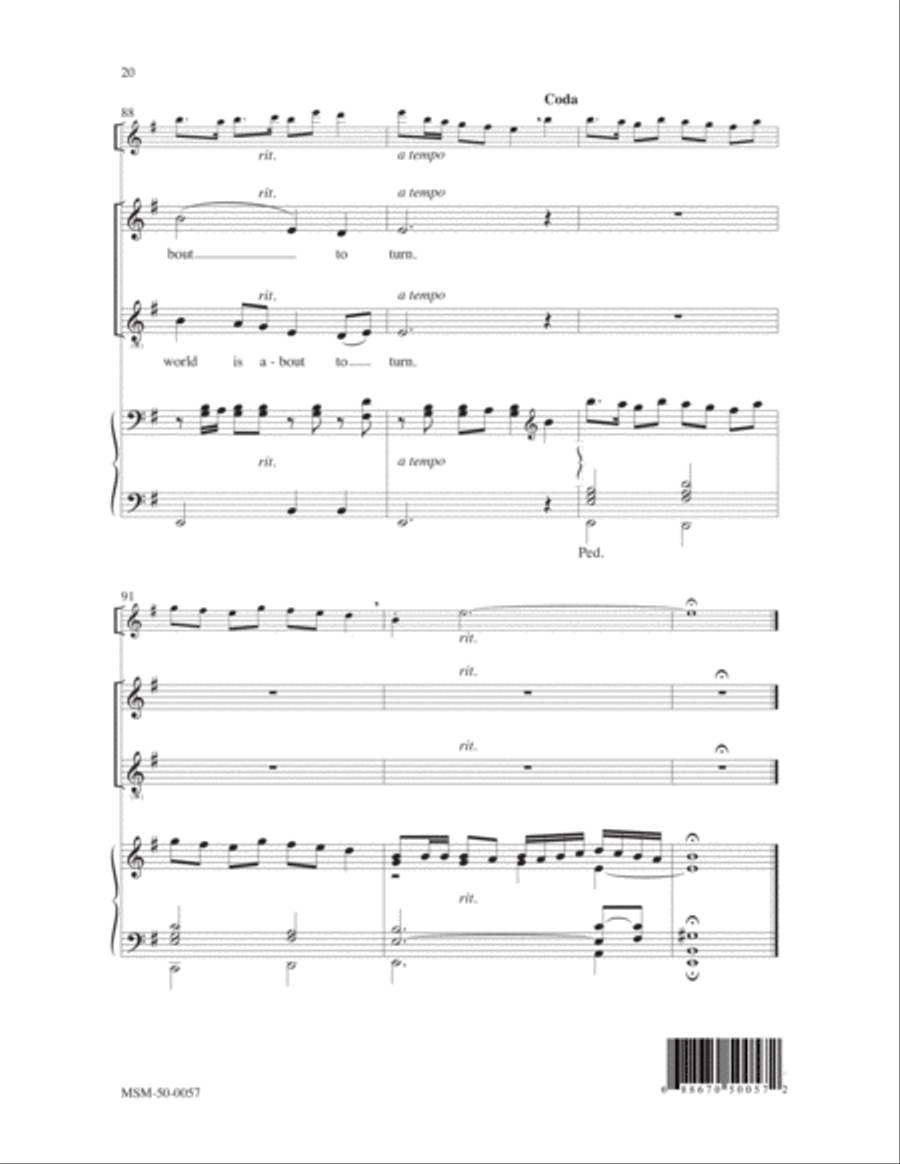 Canticle of the Turning (Magnificat) 4-Part scores gallery preview page 10