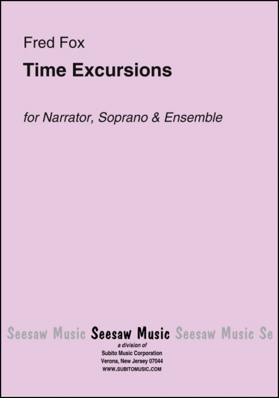 Time Excursions Choir scores gallery preview page 1