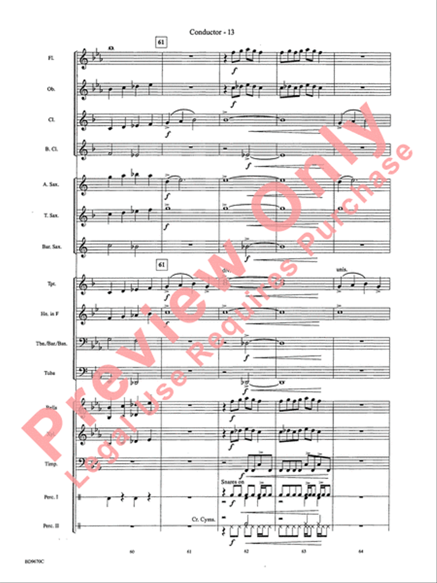 Engines of Resistance Concert Band scores gallery preview page 16