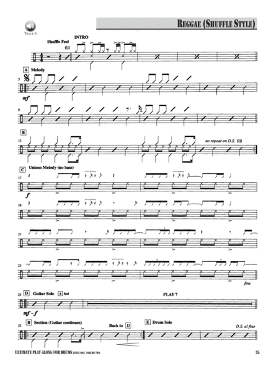 Ultimate Play-Along Drum Trax Dave Weckl, Level 1, Volume 2 Drum Set scores gallery preview page 3